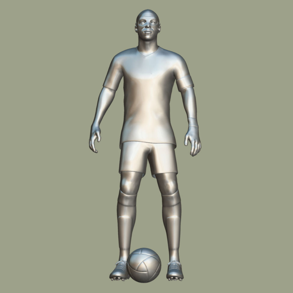 Mbappe France Euro 2024 3D model_7