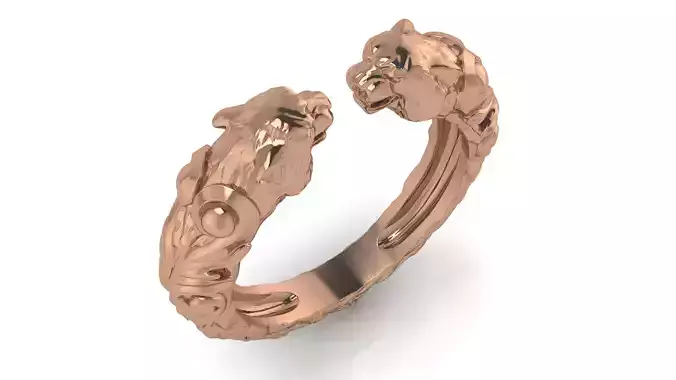 Jaguar Ring 3D print model