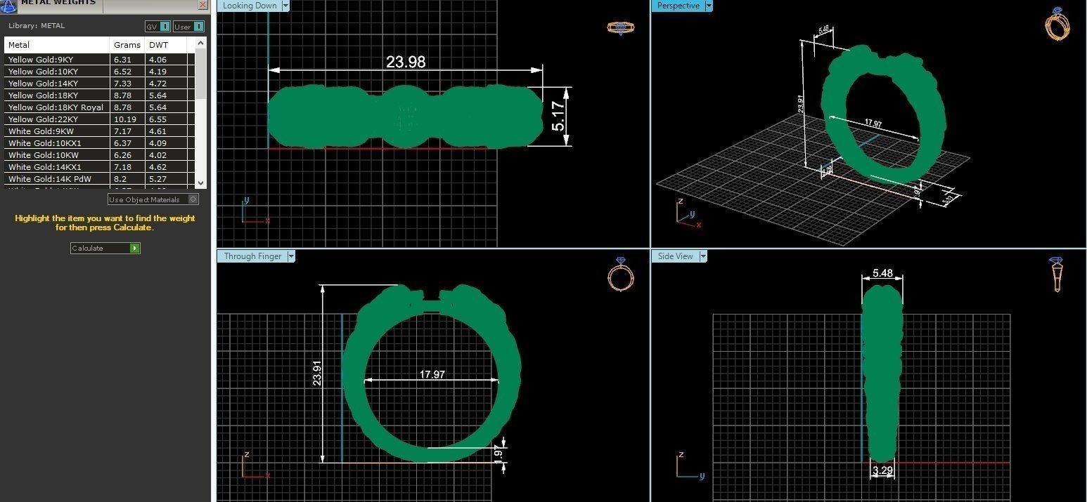 Jaguar Ring 3D print model_3