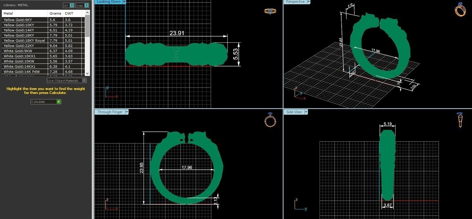 Panther Ring 3D print model_3