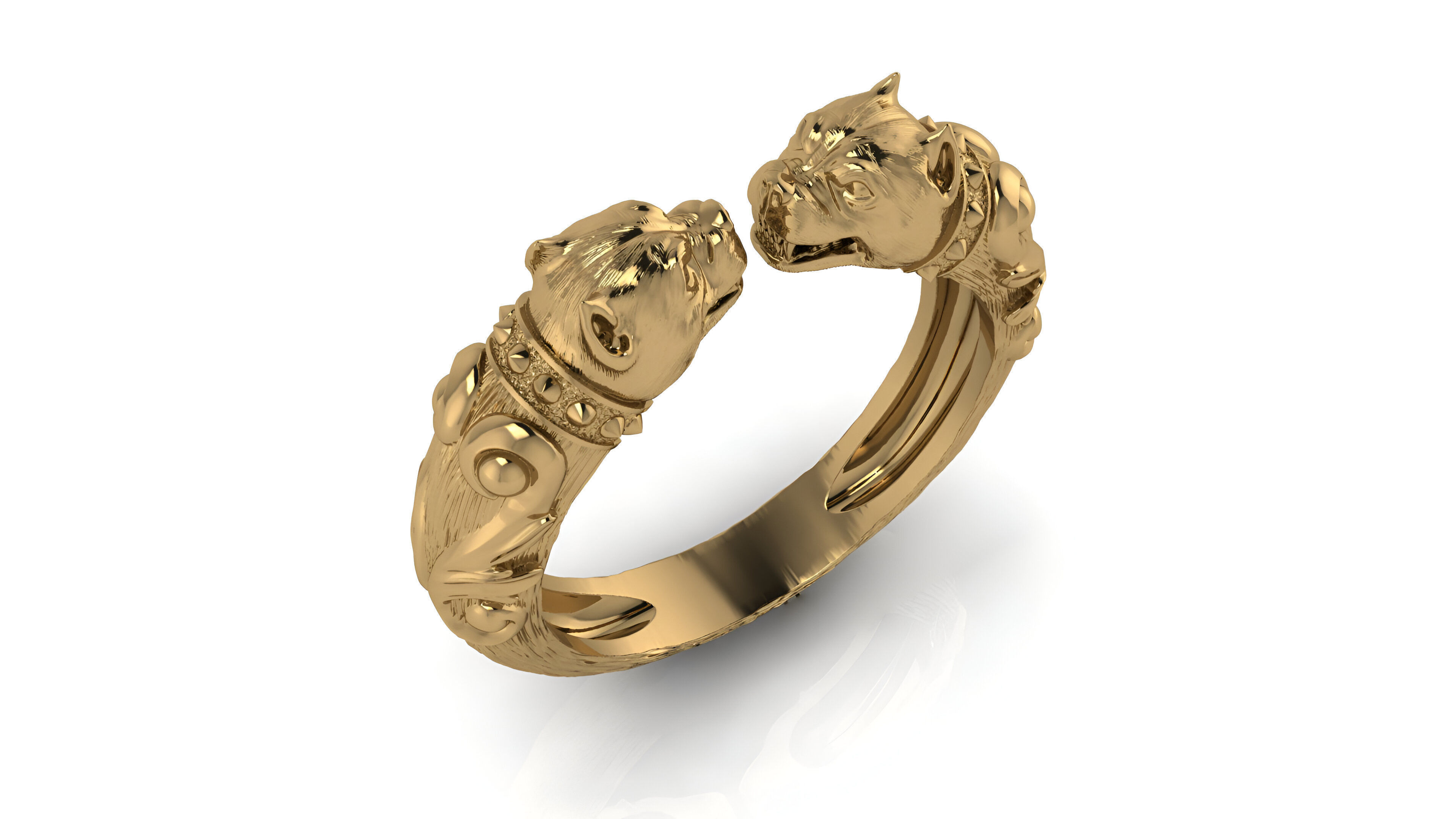 Panther Ring 3D print model_1