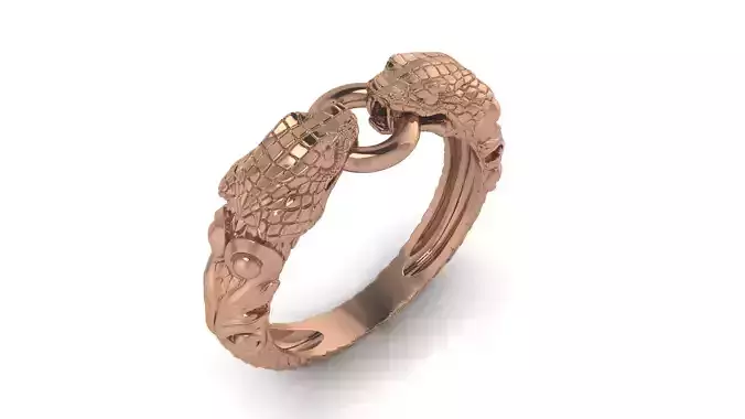 Snake Ring 3D print model