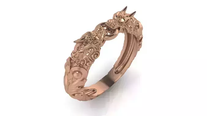 Dragon Ring 3D print model