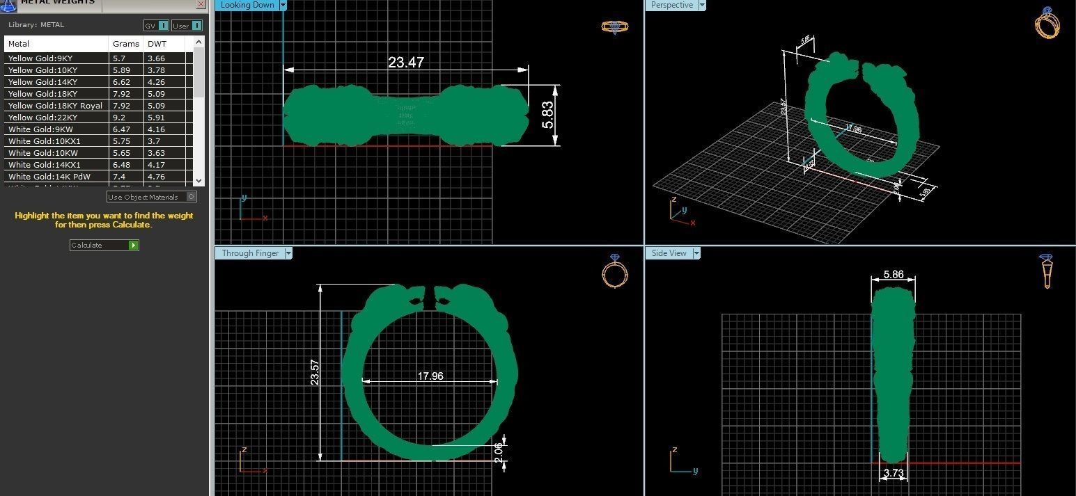 Panther Ring 3D print model_3