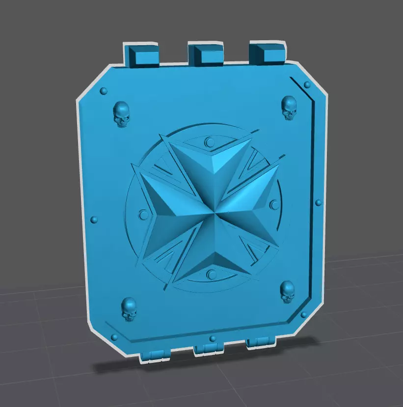 Templar Land-Door Alternative 3D model