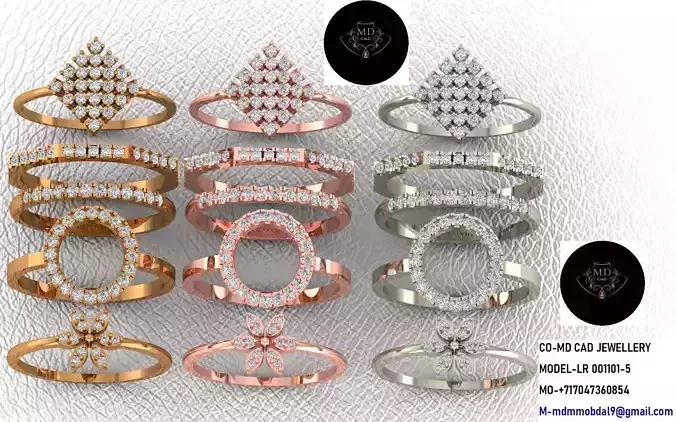 Light Weight Ladies Gold Ring