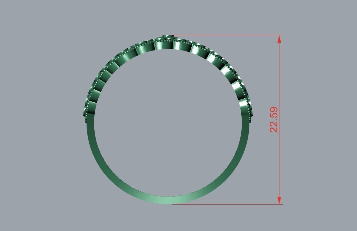rings 3D print model_2