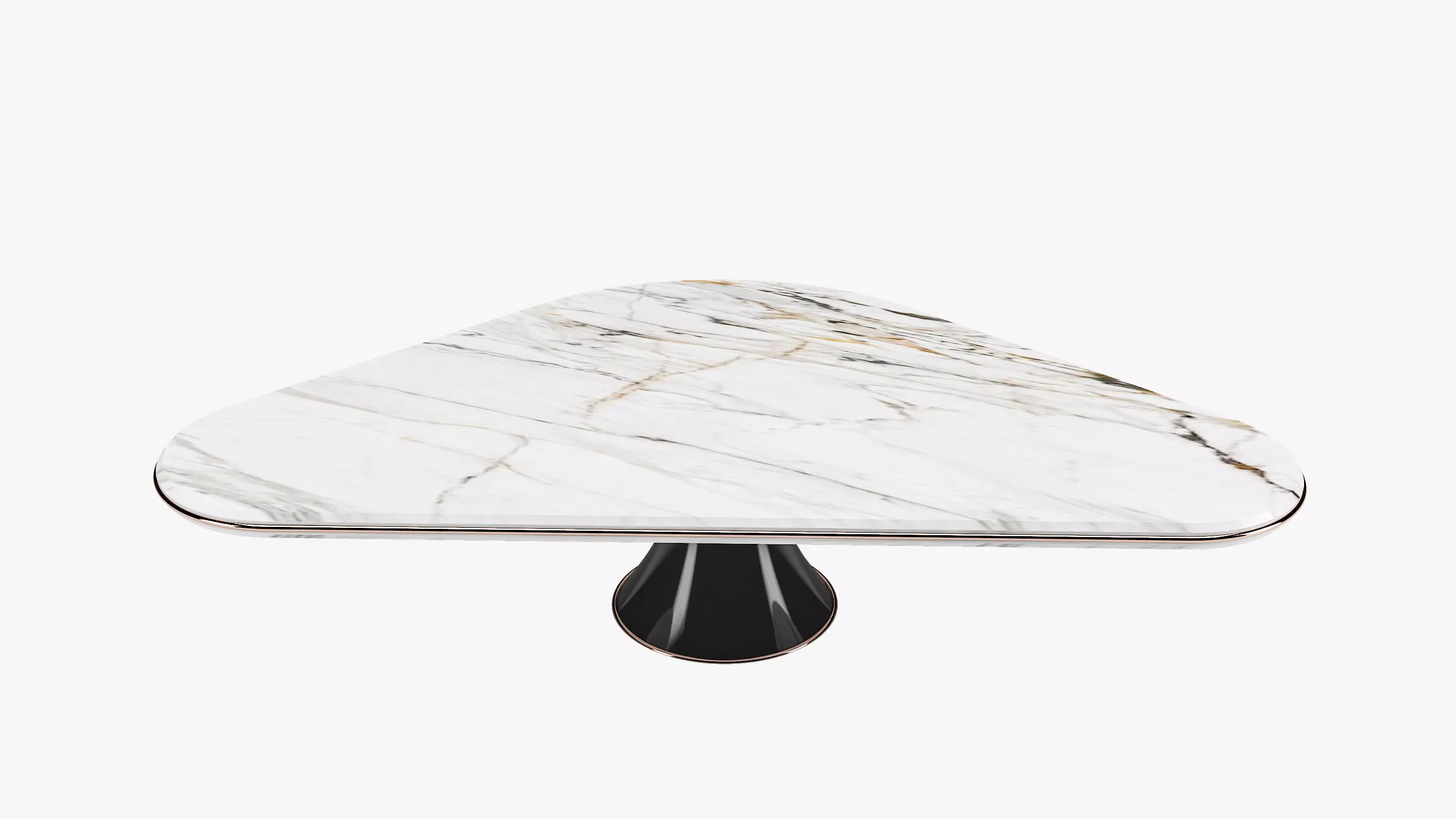 Center table modern triangle shape 3D model