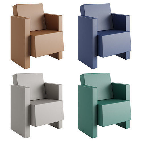 MM Auditorium Armchair By Iduna 3D model