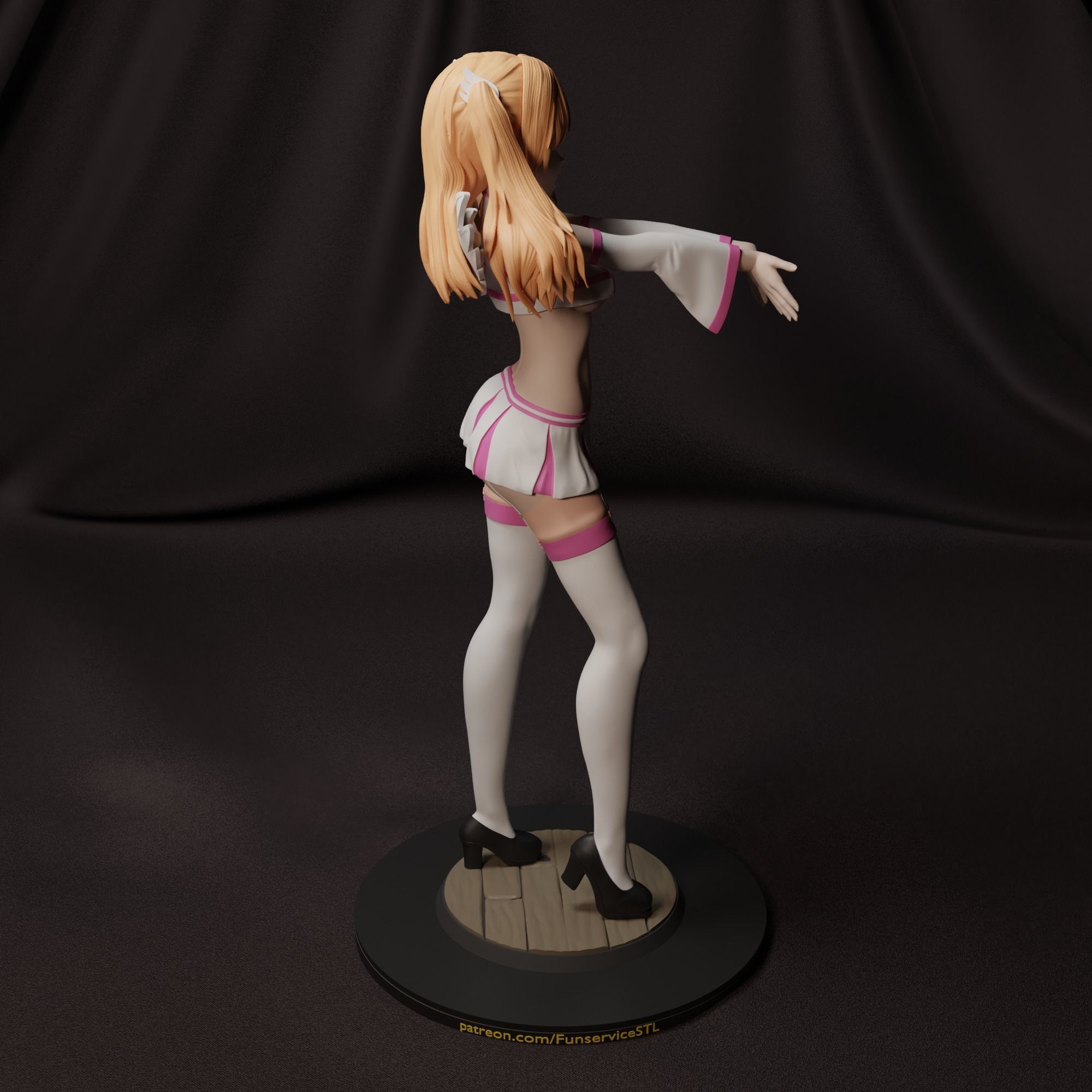 Ririsa Amano from 2 5 dimentional seduction anime  3D print model_2