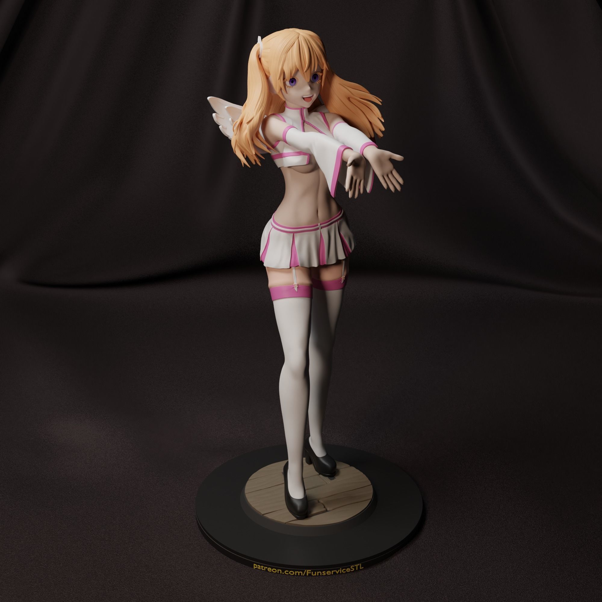 Ririsa Amano from 2 5 dimentional seduction anime  3D print model_1