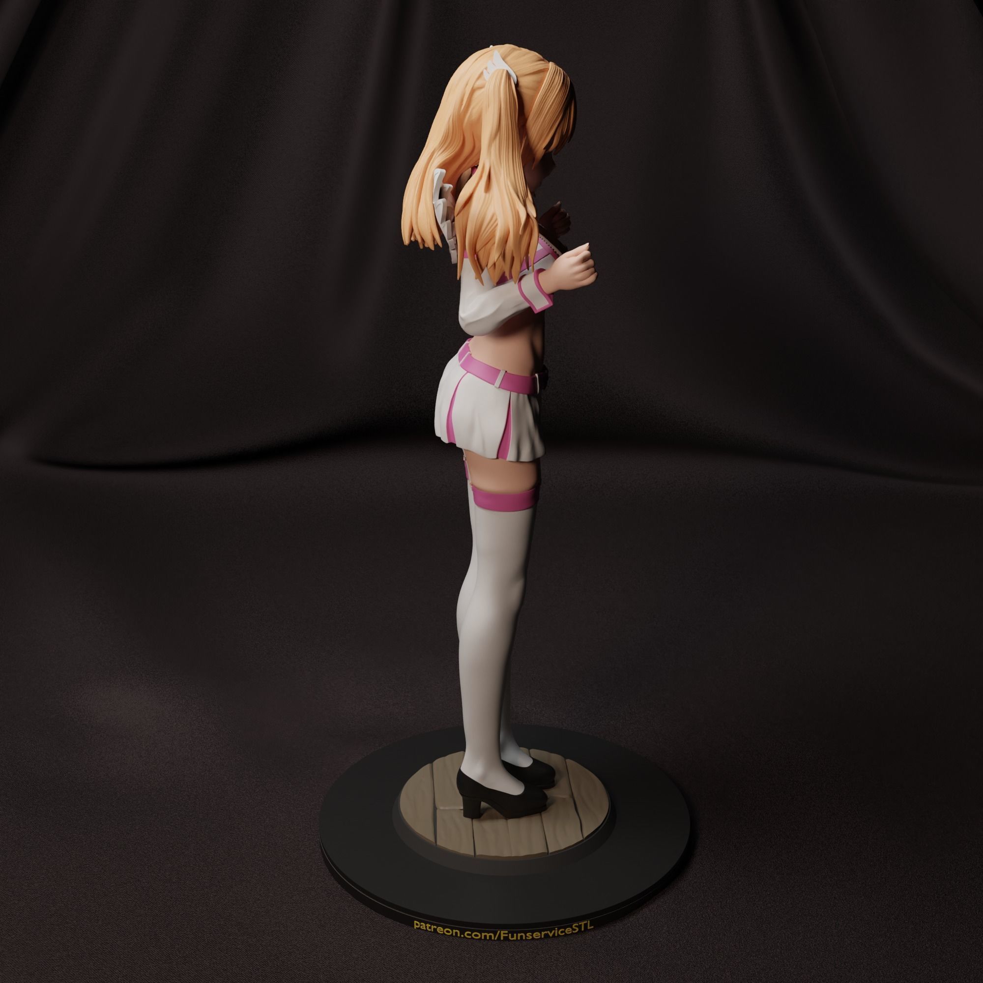 Ririsa Amano from 2 5 dimentional seduction anime  3D print model_14