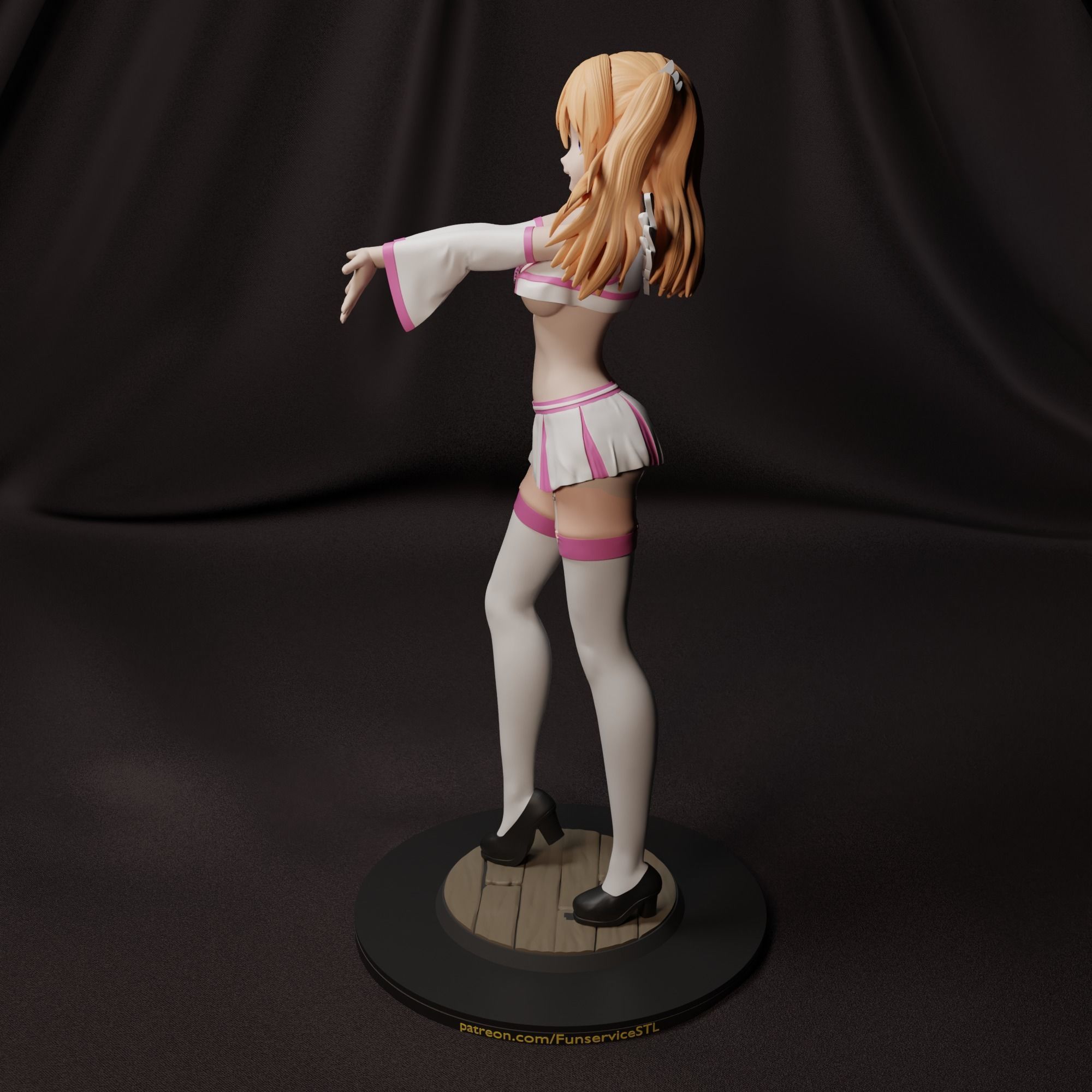Ririsa Amano from 2 5 dimentional seduction anime  3D print model_4