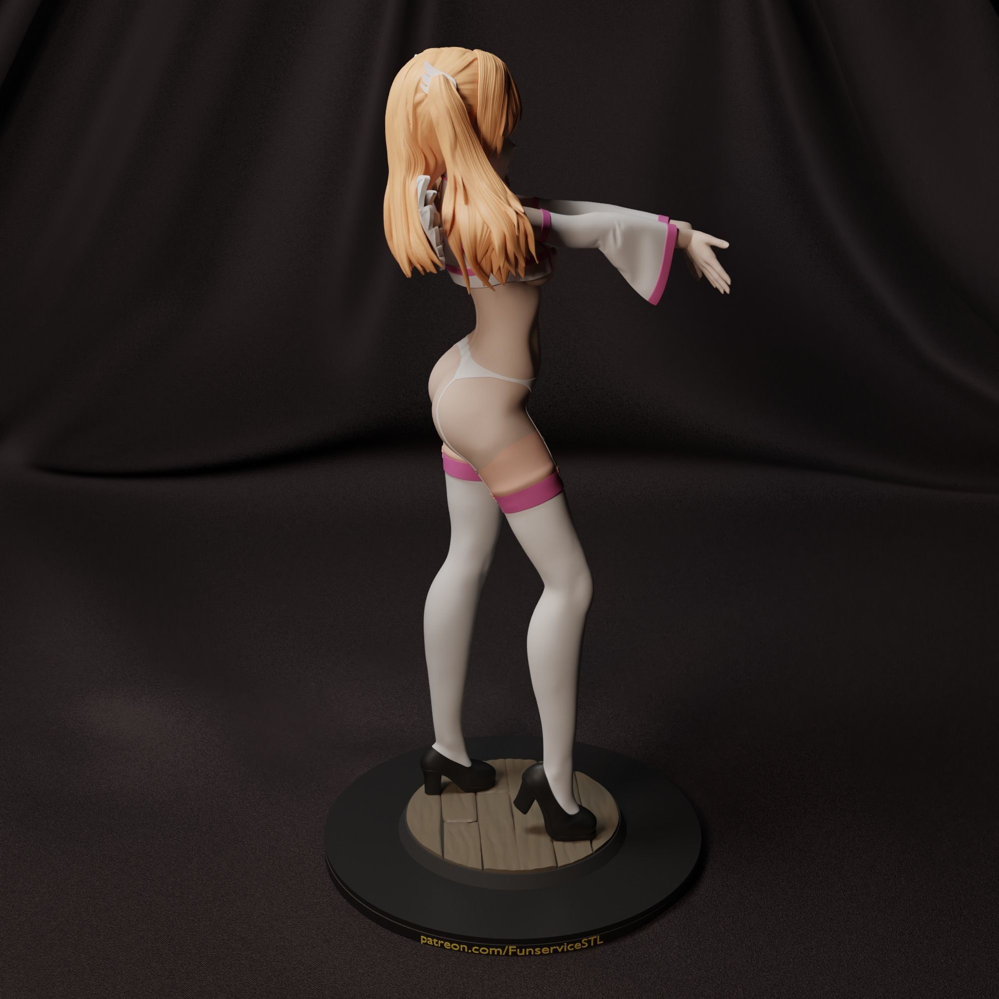 Ririsa Amano from 2 5 dimentional seduction anime  3D print model_11
