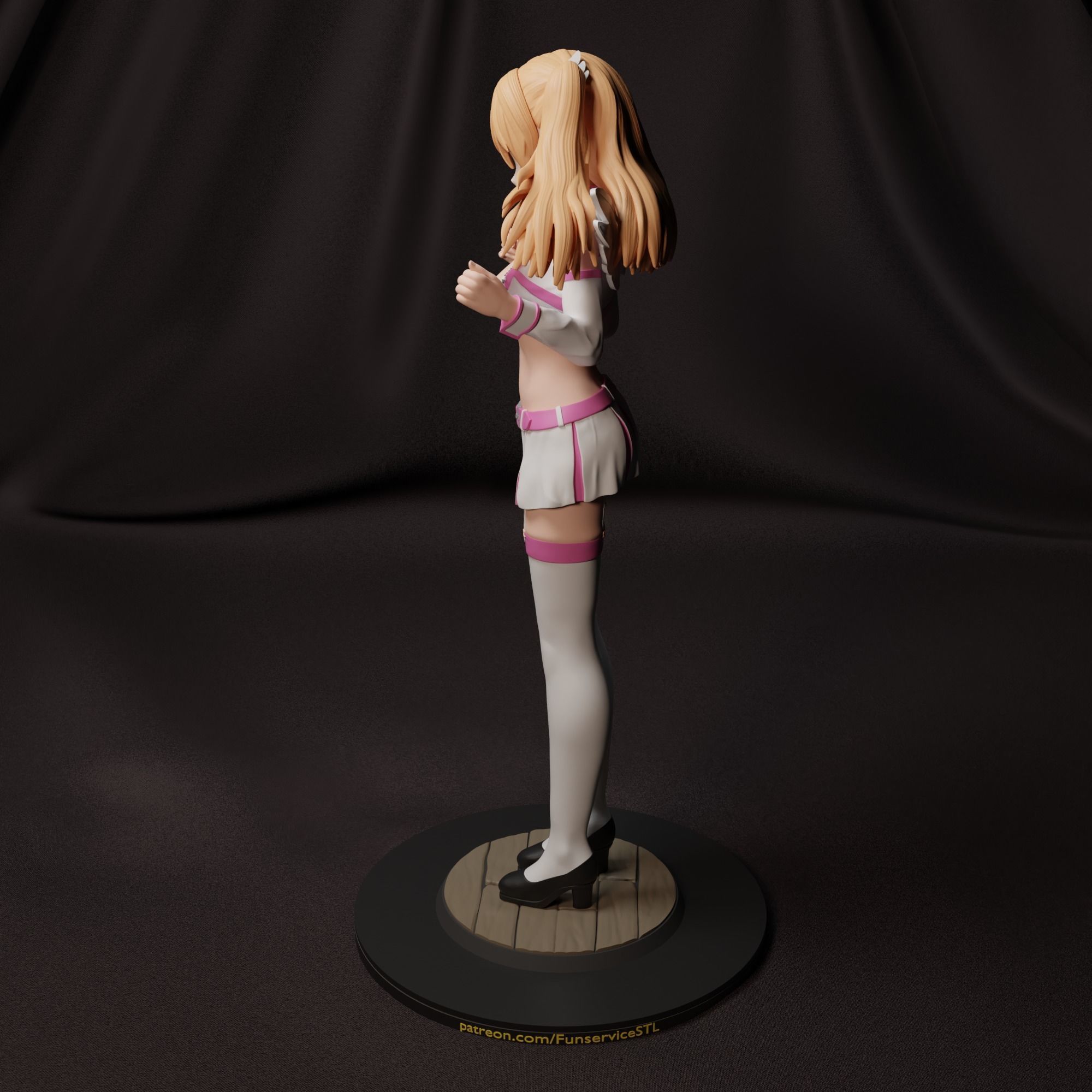 Ririsa Amano from 2 5 dimentional seduction anime  3D print model_17