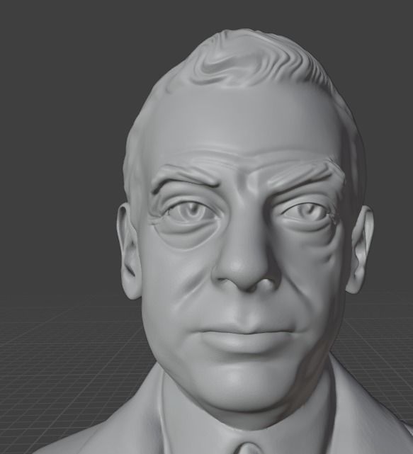 Saul Bellow 3D print model_15