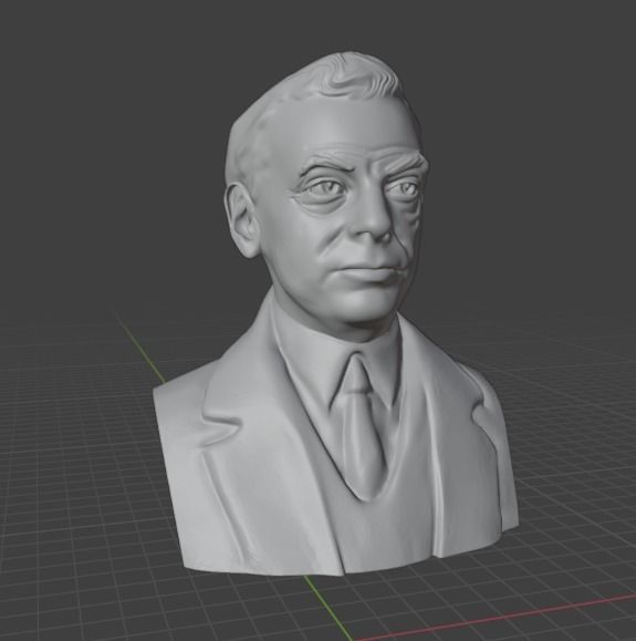 Saul Bellow 3D print model_5