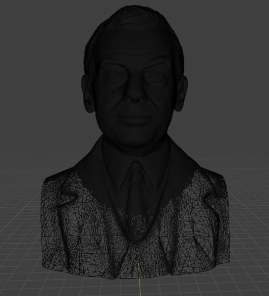 Saul Bellow 3D print model_13