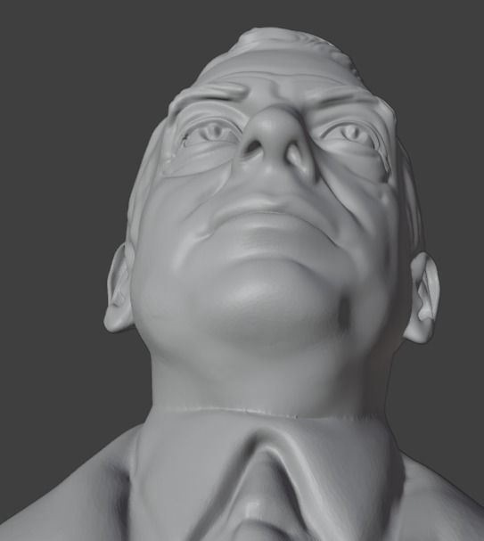 Saul Bellow 3D print model_10