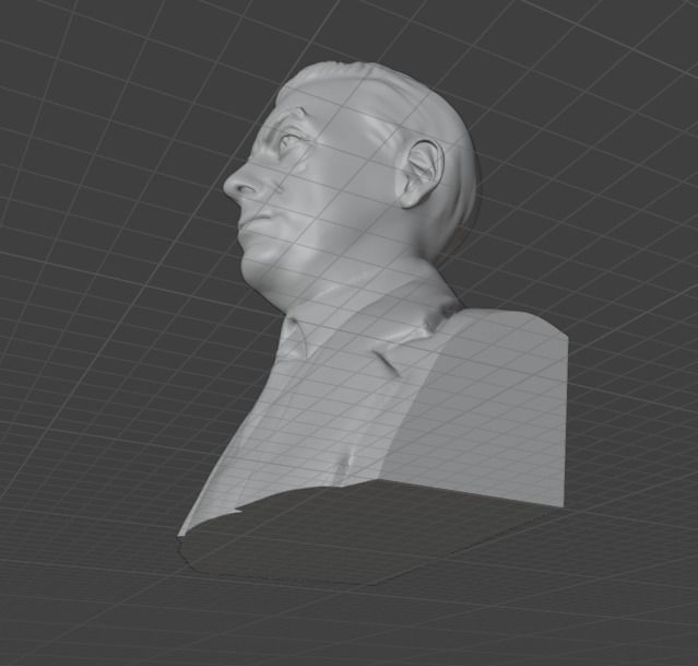 Saul Bellow 3D print model_11