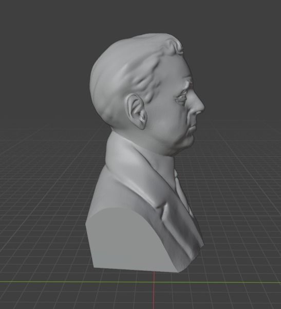 Saul Bellow 3D print model_1