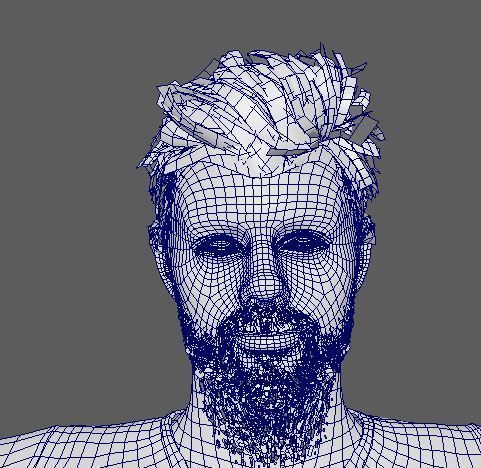 Chris Hemsworth Character  Low-poly 3D model_15