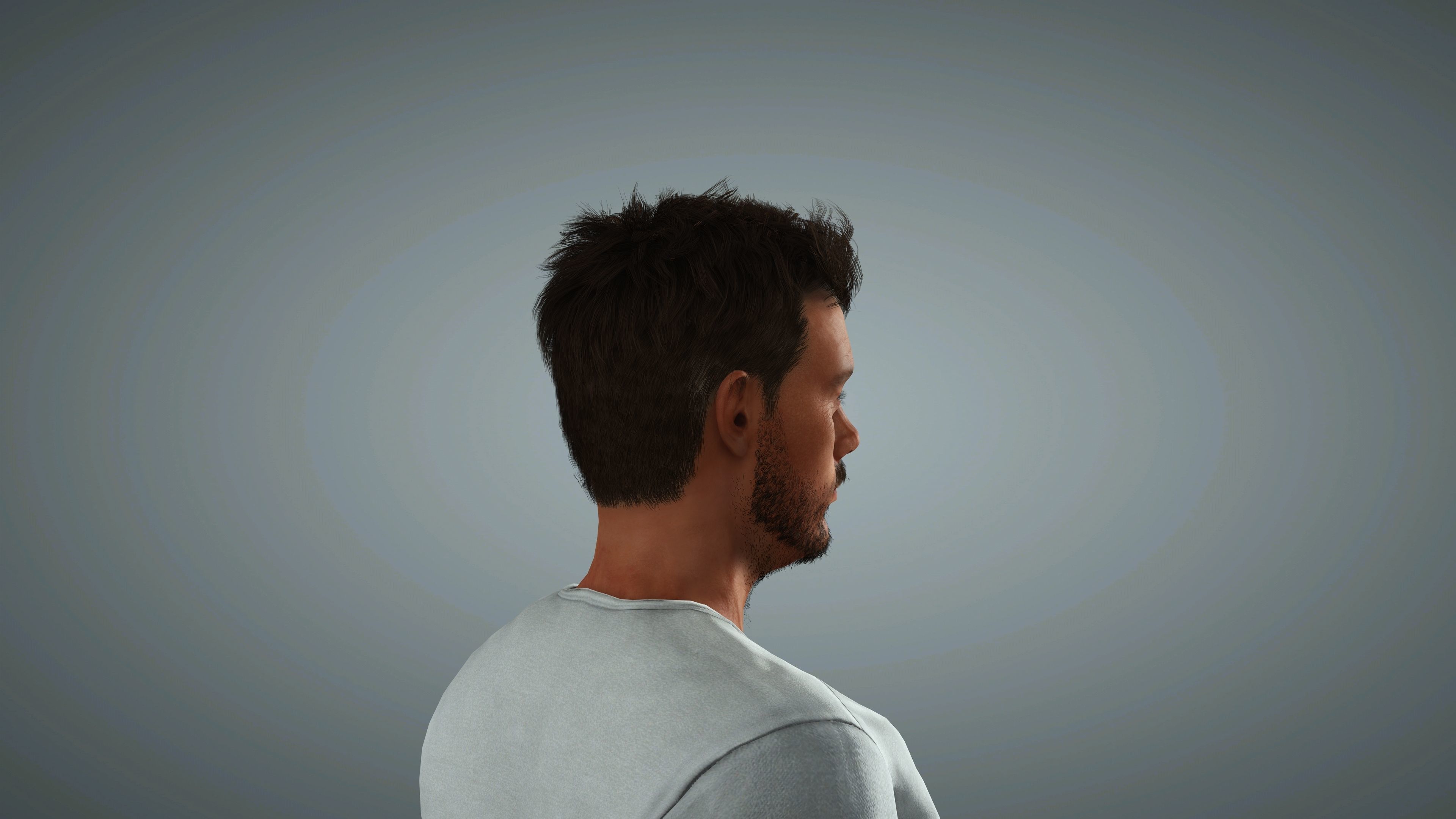 Chris Hemsworth Character  Low-poly 3D model_11