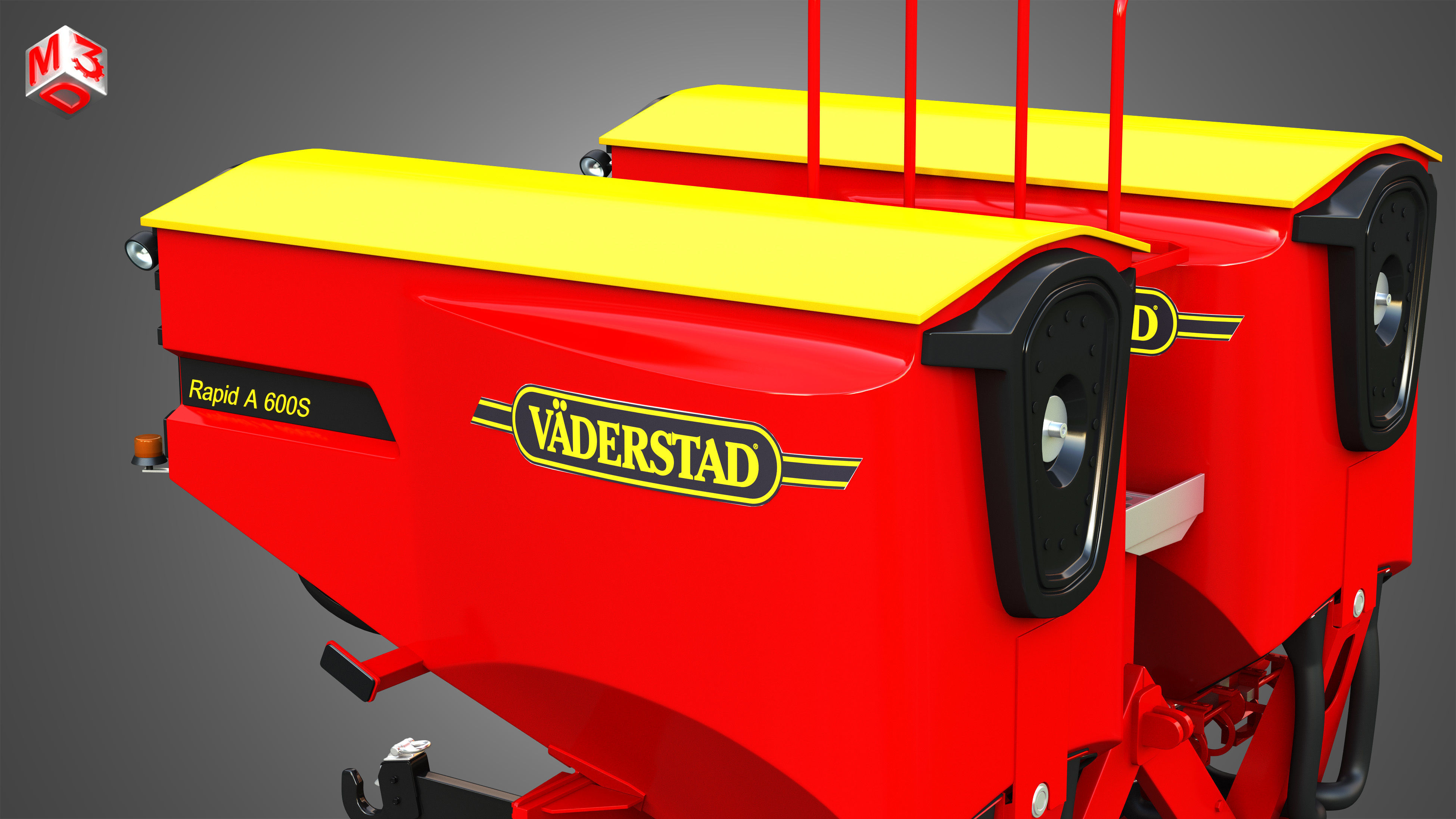 Vaederstad Pakti equipment  3D model_14