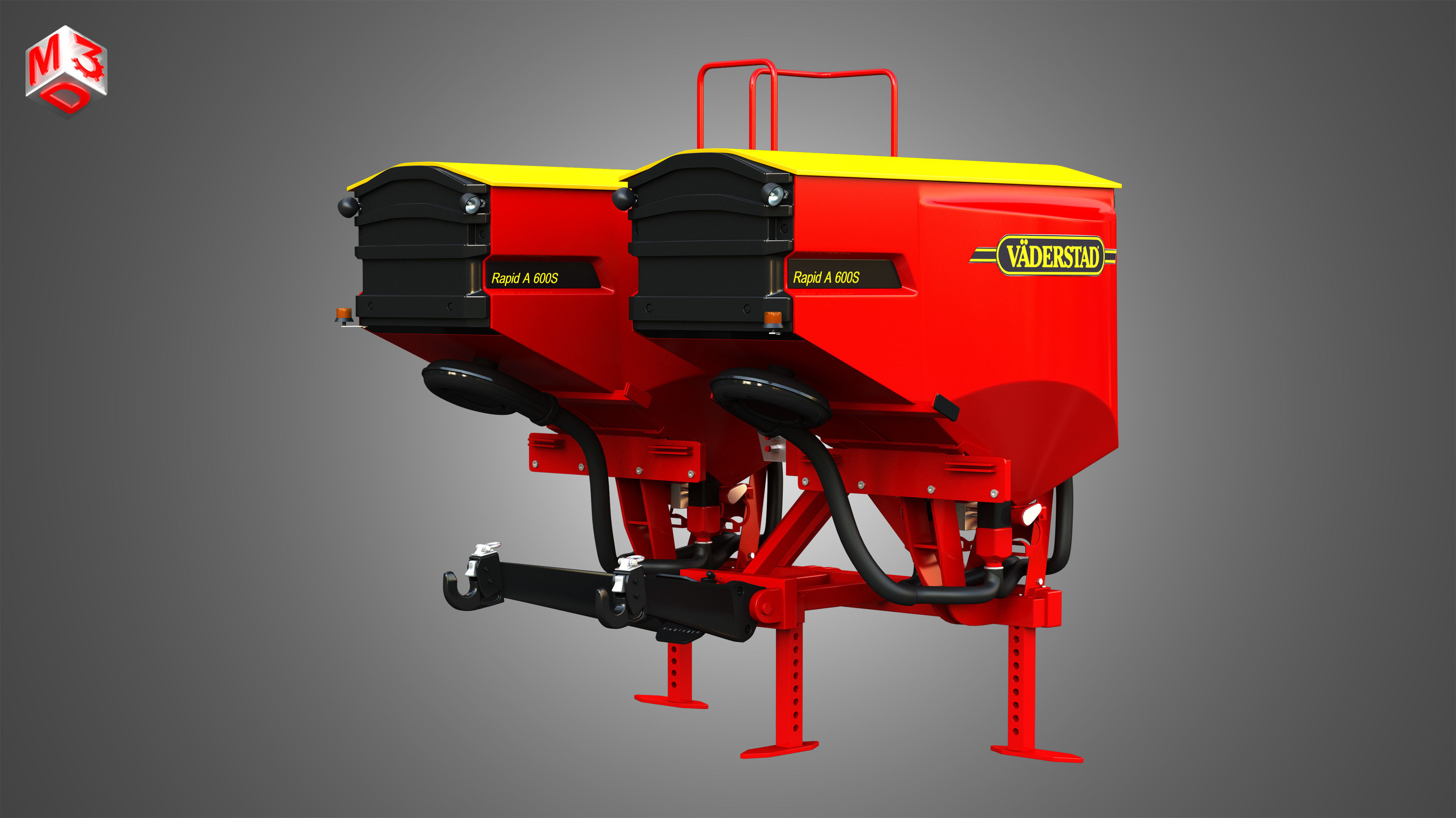 Vaederstad Pakti equipment  3D model_1