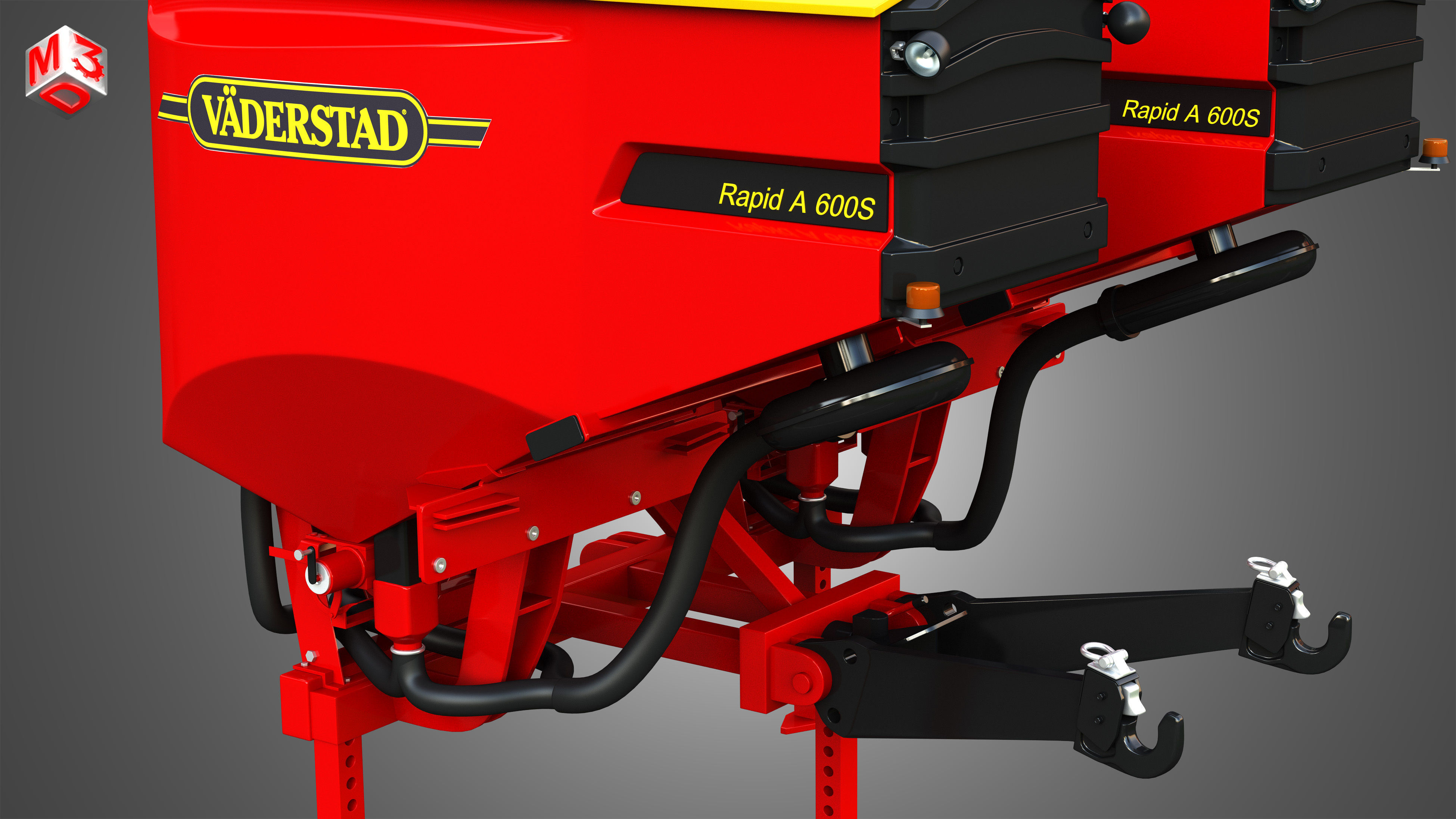 Vaederstad Pakti equipment  3D model_15