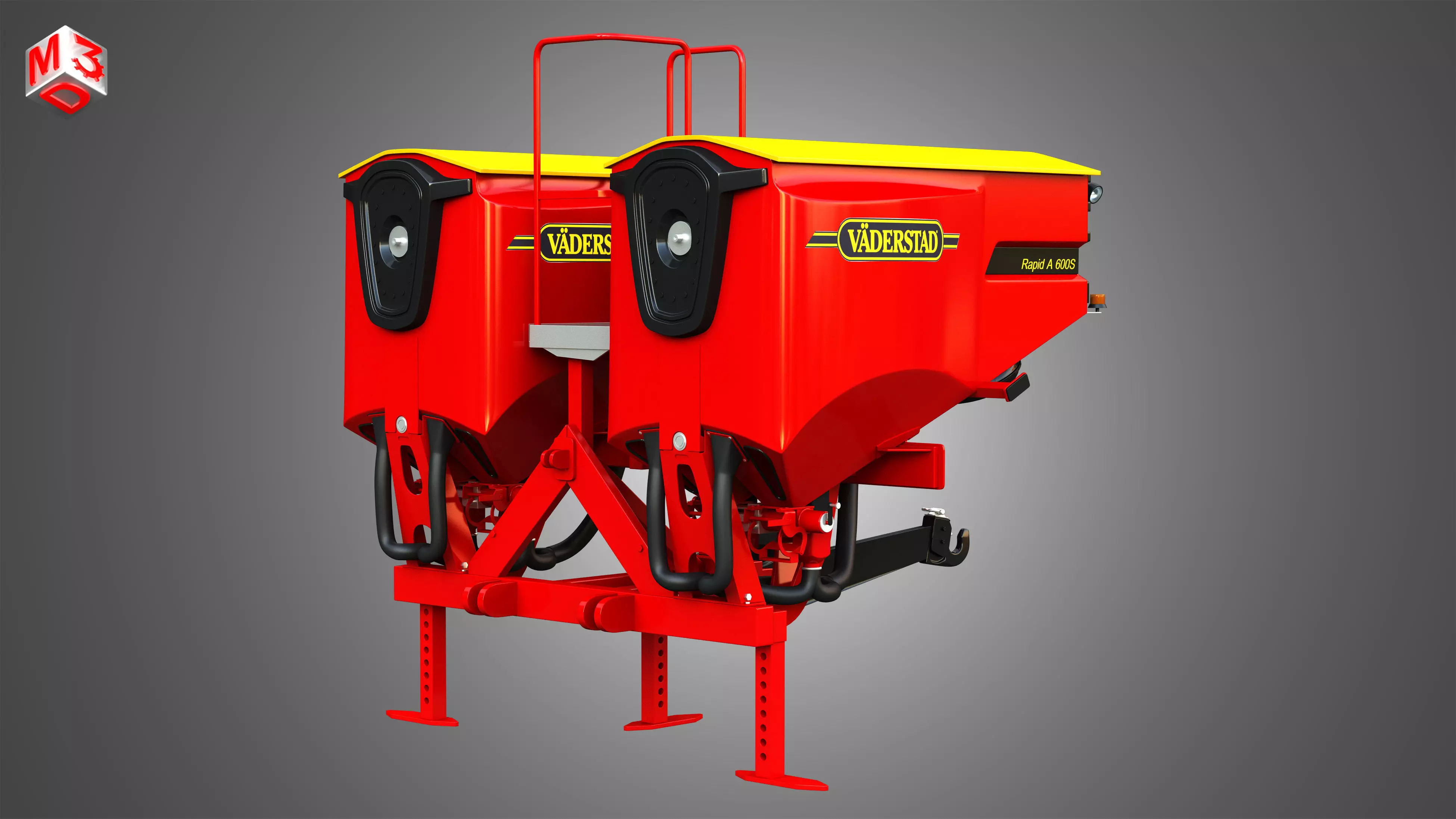 Vaederstad Pakti equipment  3D model_0