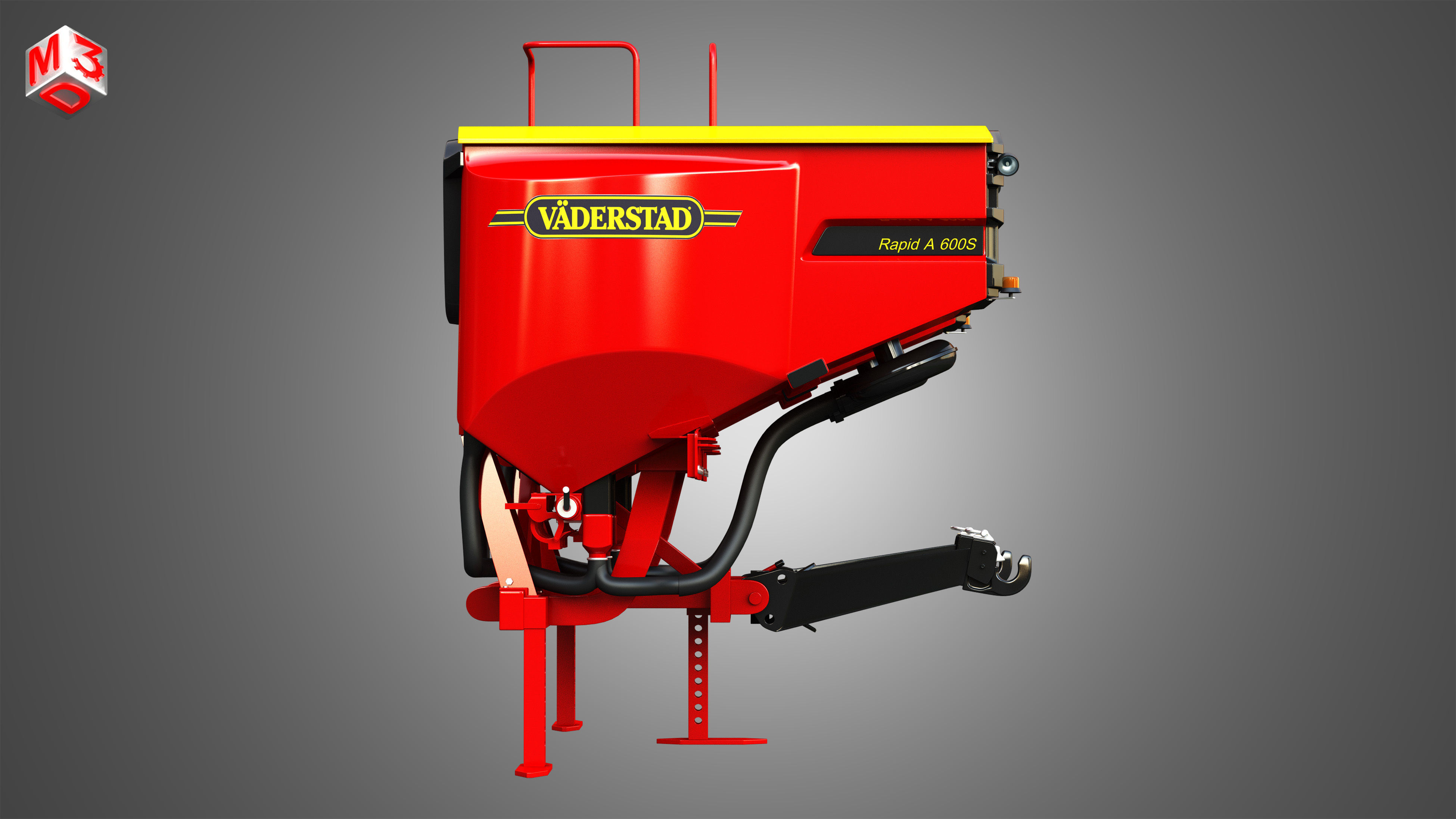 Vaederstad Pakti equipment  3D model_5