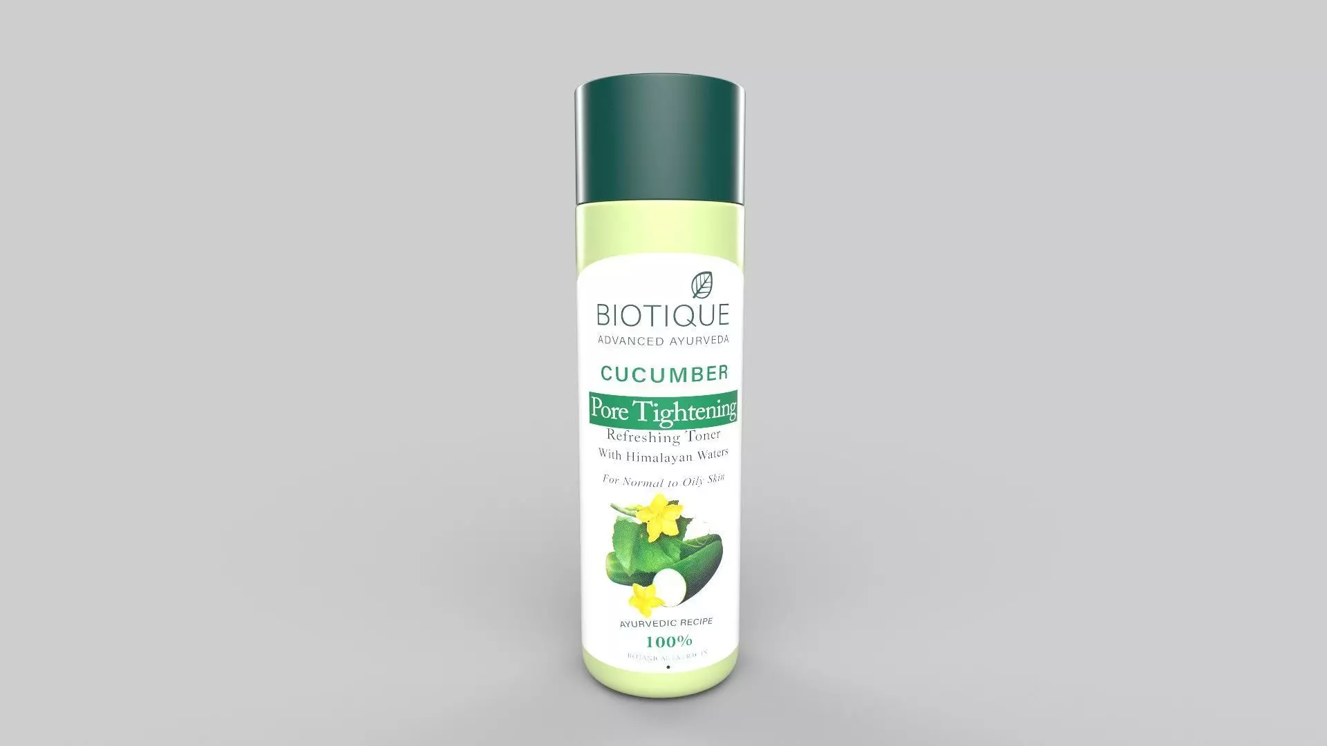 Cucumber Toner bottle 3D model