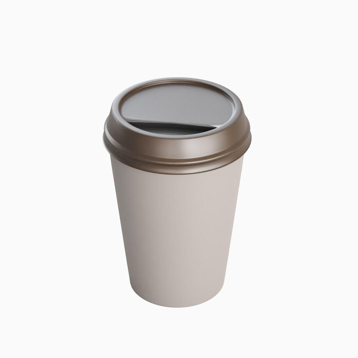 Paper Coffee Cup 02 3D model_6