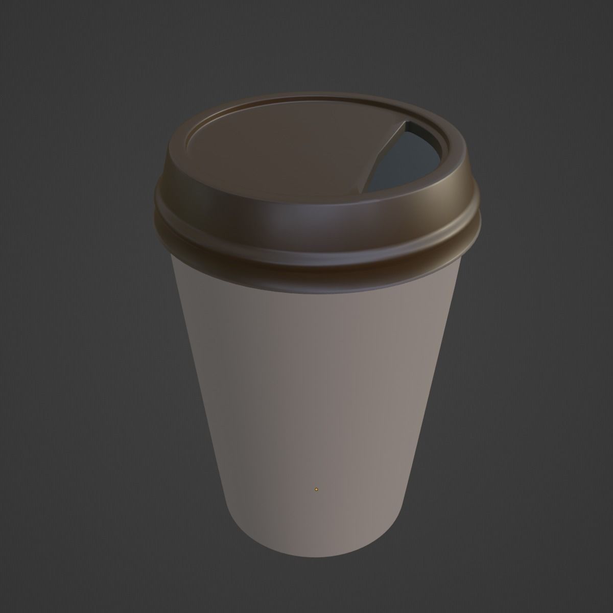 Paper Coffee Cup 02 3D model_7