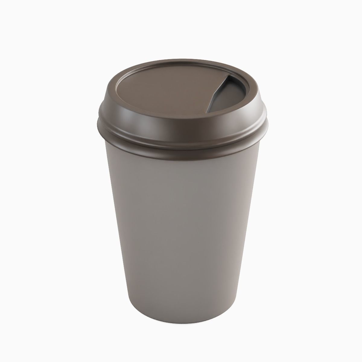 Paper Coffee Cup 02 3D model_5