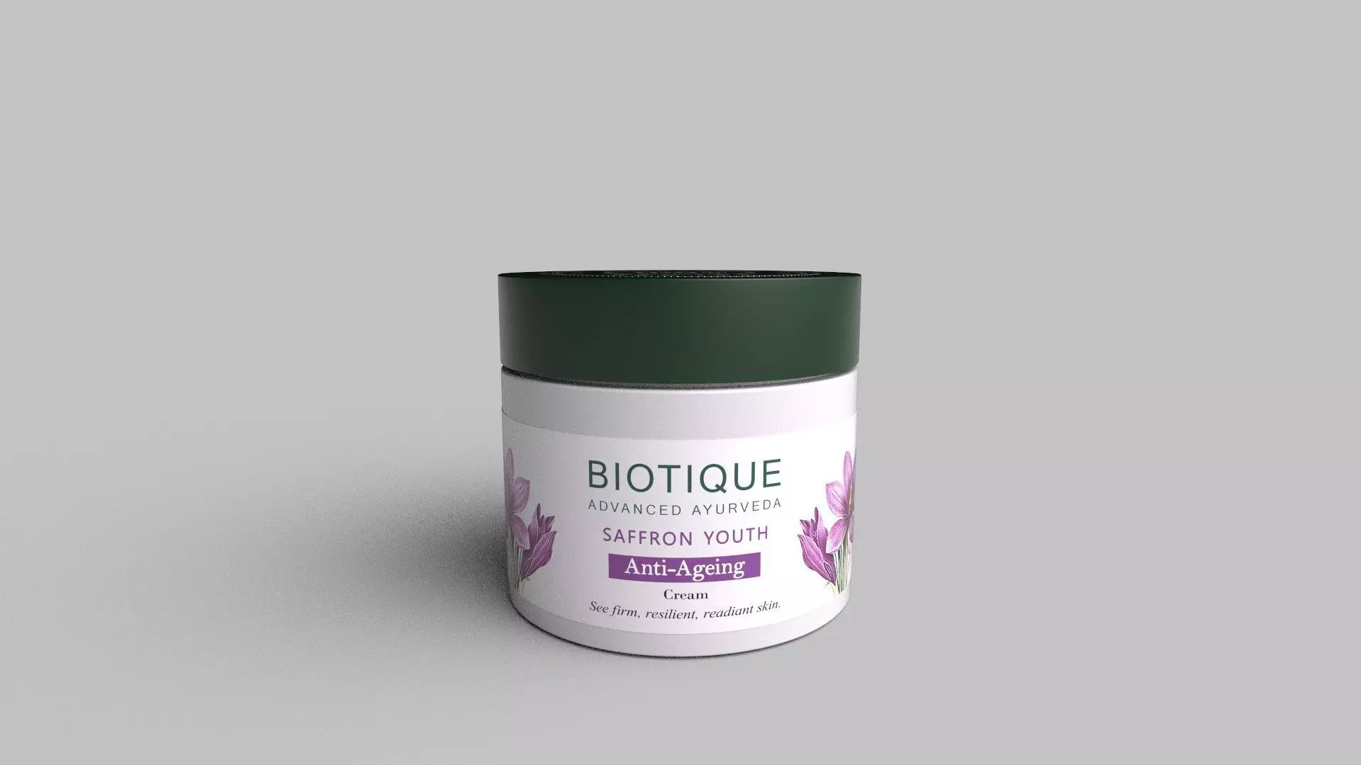 Saffron Youth Anti Ageing Cream 3D model_0