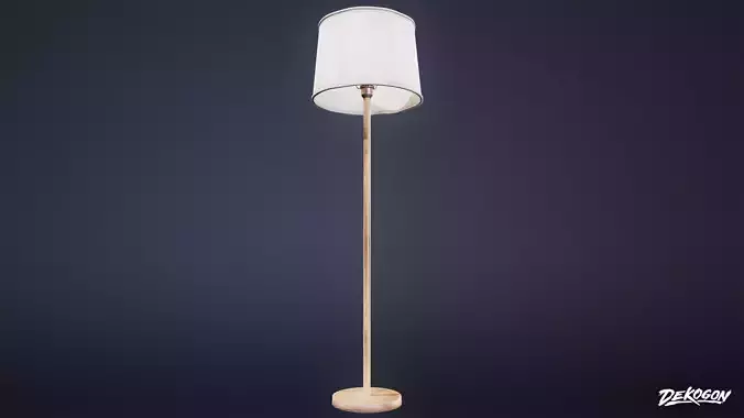 LIGHTING - Standing Lamp 01 - LOW POLY