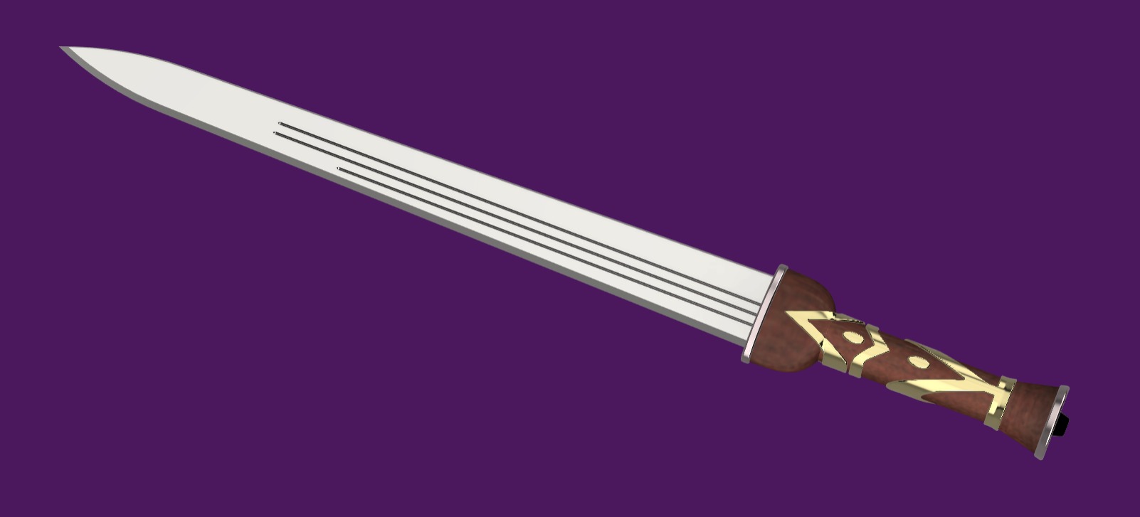 Terrifier 2 movie - Sienna Shaw sword 3D print model_1