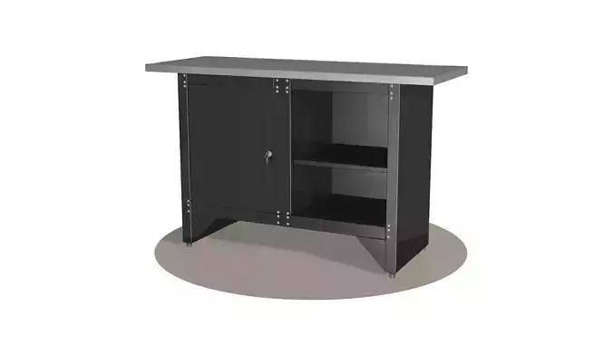 CRAFTING TABLE Carpenters bench v6 3D model