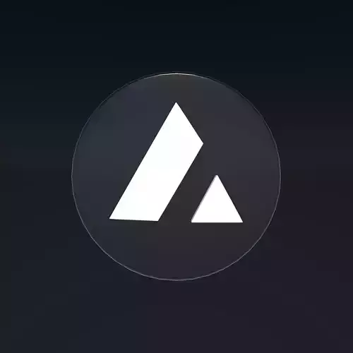 Avalanche Coin 3D model