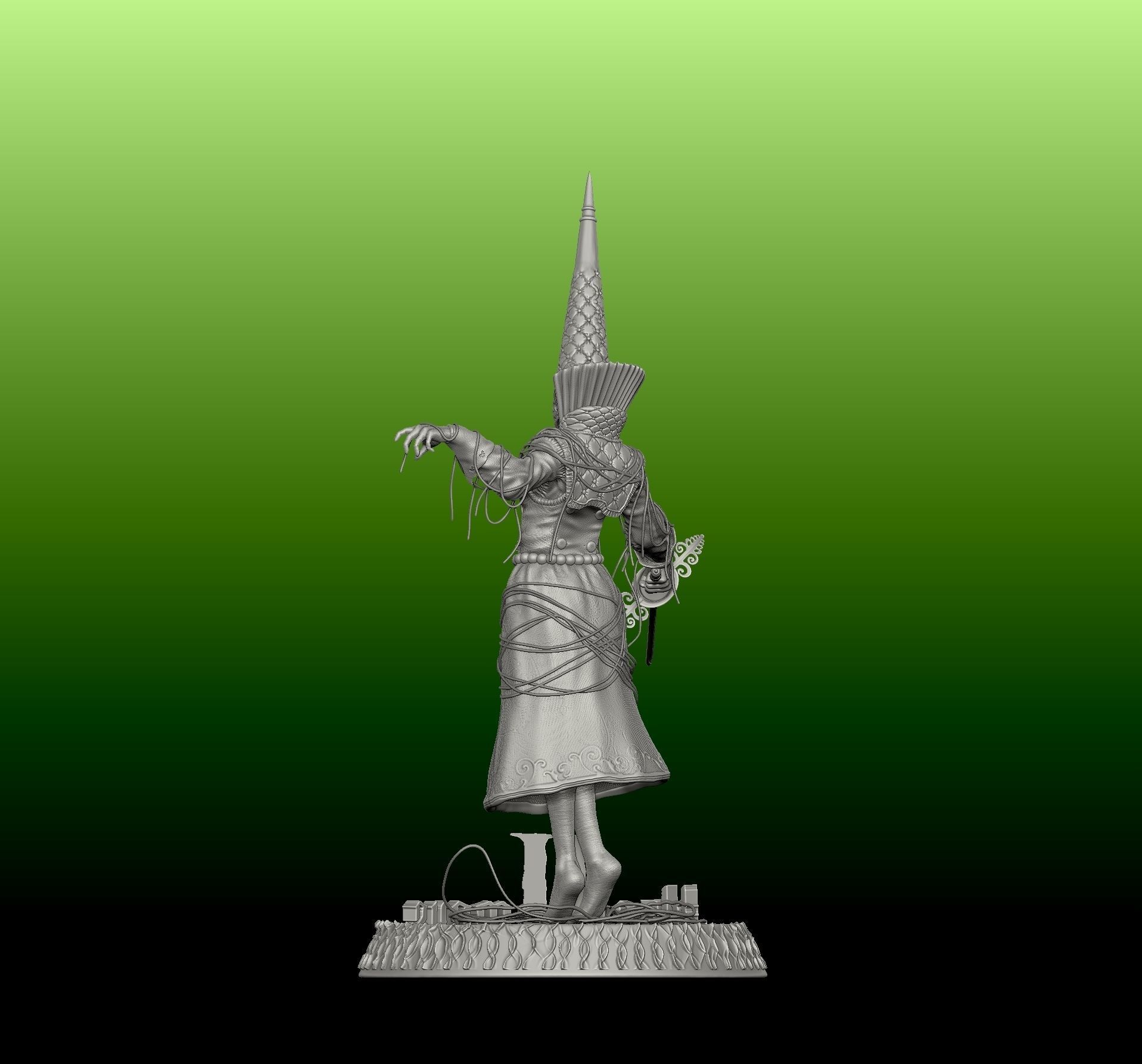 Orospina Lady Embroiderer from Blasphemous 2 3D print model_14