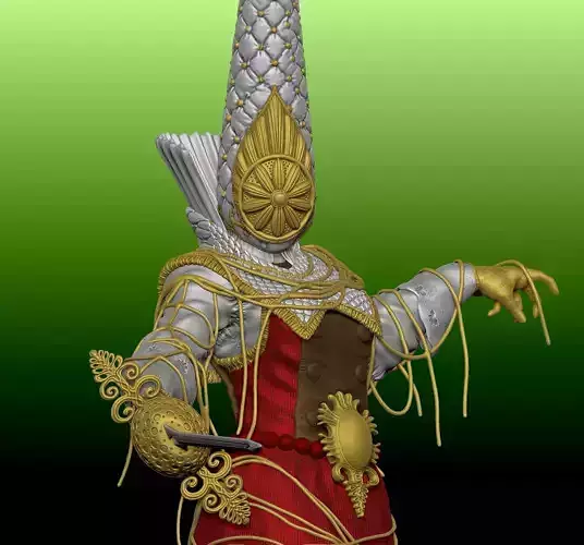 Orospina Lady Embroiderer from Blasphemous 2