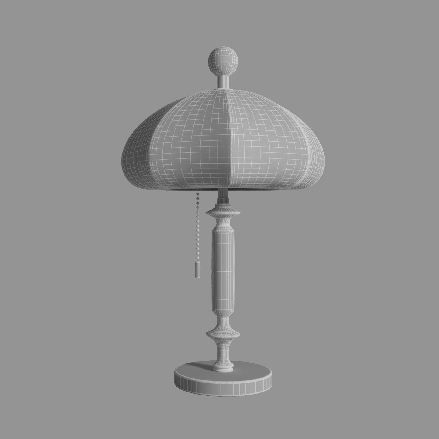 Table lamp 3D model_1
