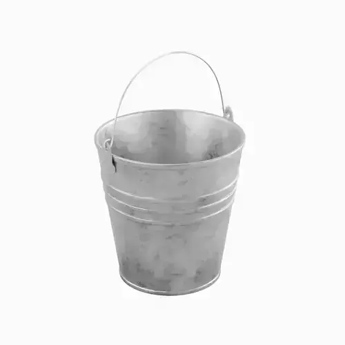 Iron Raw Damaged Steel Bucket