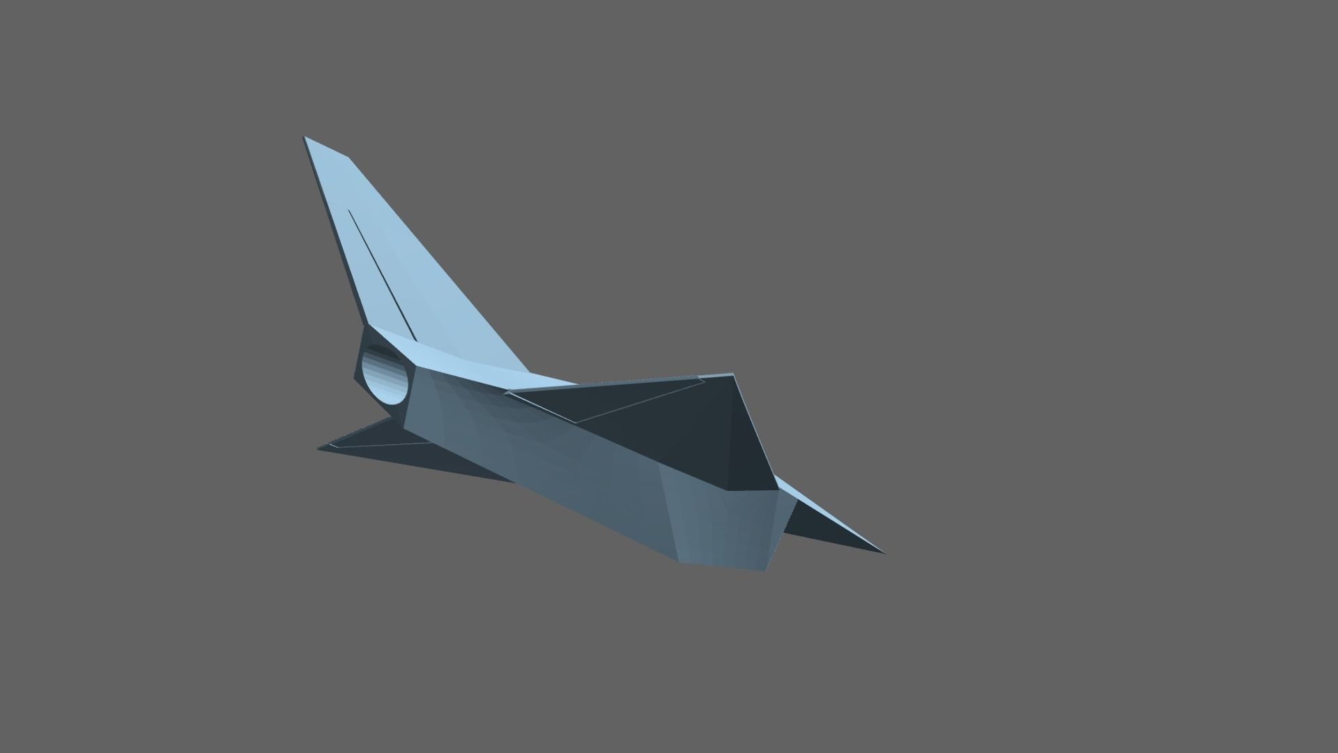 MBB Lampyridae German stealth aircraft 3D print model_4
