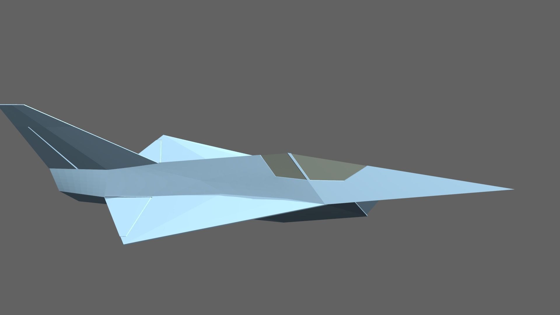 MBB Lampyridae German stealth aircraft 3D print model_6