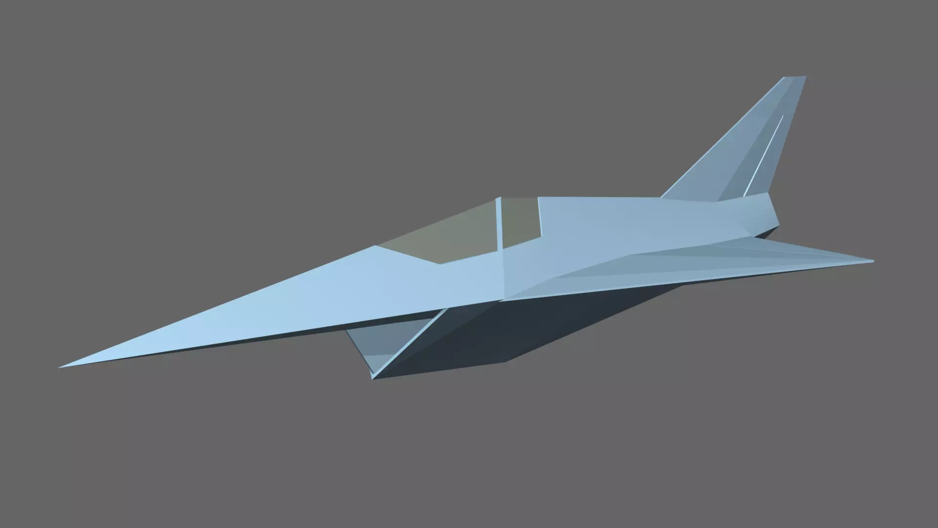 MBB Lampyridae German stealth aircraft 3D print model_0