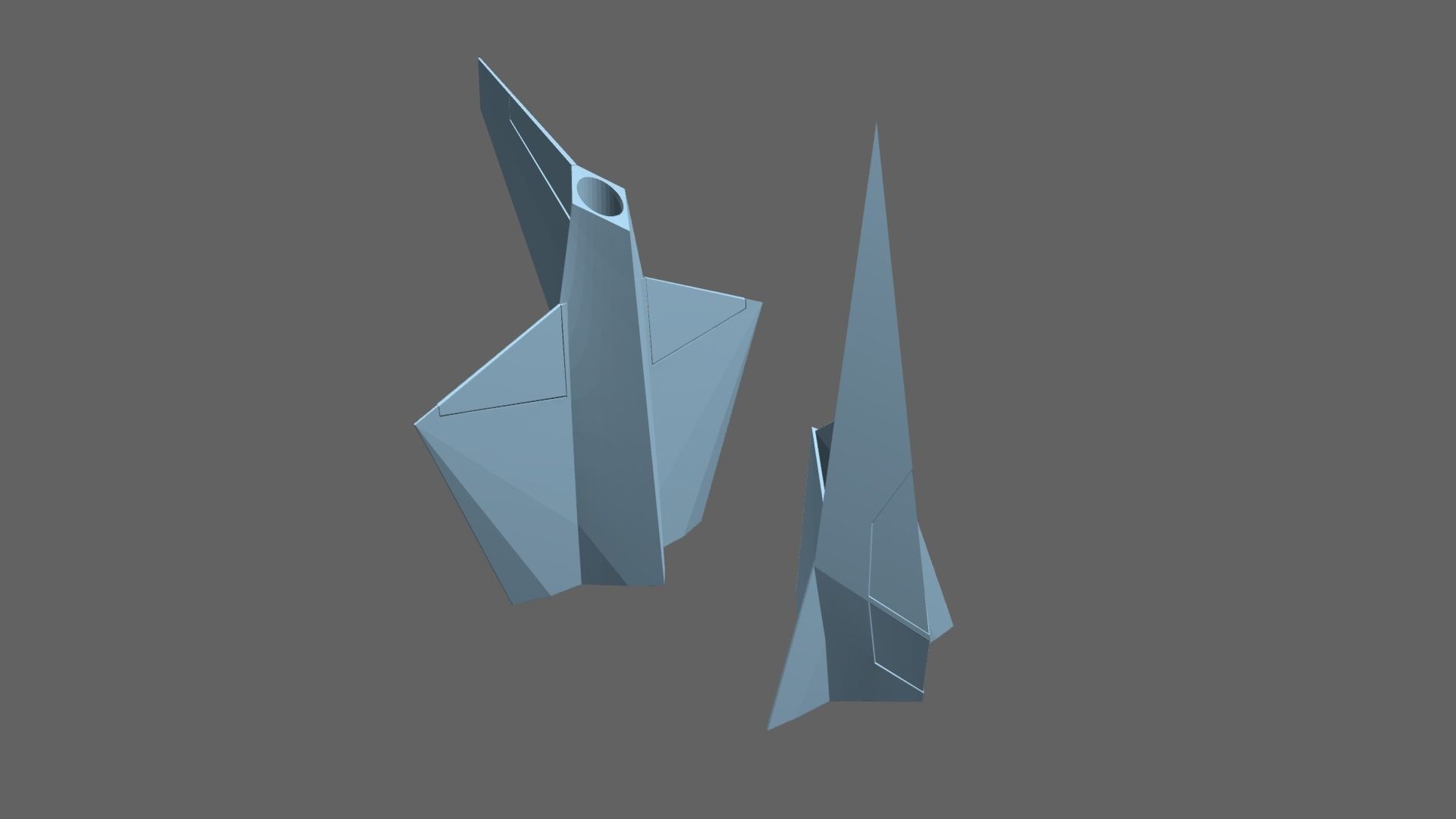 MBB Lampyridae German stealth aircraft 3D print model_8