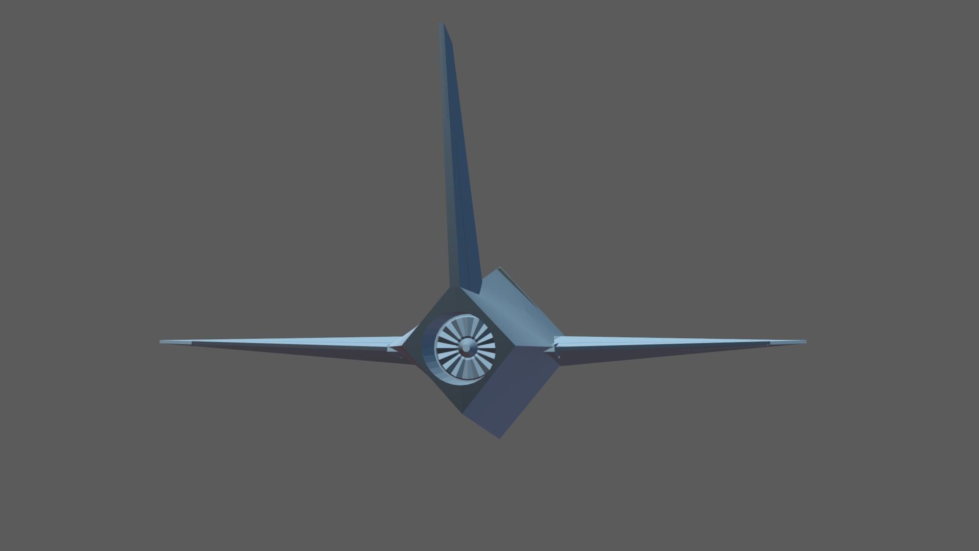 MBB Lampyridae German stealth aircraft 3D print model_2